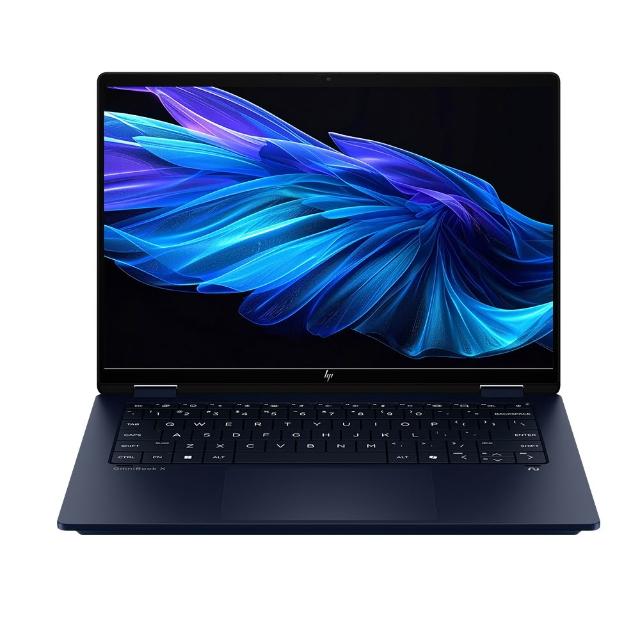 【HP 惠普】14吋 Ultra 7 258V 輕薄筆電(OmniBook X FlipNGAI 14-fm0060TU/32G/1T SSD/Win11/大氣藍)