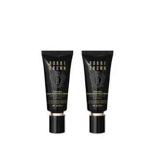 【Bobbi Brown 芭比波朗】蟲草美肌妝前組(冬蟲夏草精華亮膚持妝乳40mlx2/防曬)