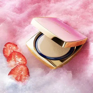 【Estee Lauder 雅詩蘭黛】粉持久完美鎖妝氣墊粉餅SPF45(冰紛莓果限定版/一盒一蕊/IU同款)