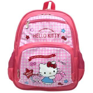 【SANRIO 三麗鷗】Hello Kitty高級雙層書包(台灣正版授權)
