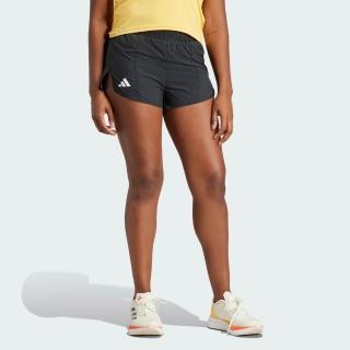 【adidas 愛迪達】短褲 女 運動褲 ADIZERO E SHORT 黑 IN8707