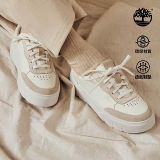 【Timberland 官方旗艦】女款象牙白低筒休閒鞋(A41C8EUO)