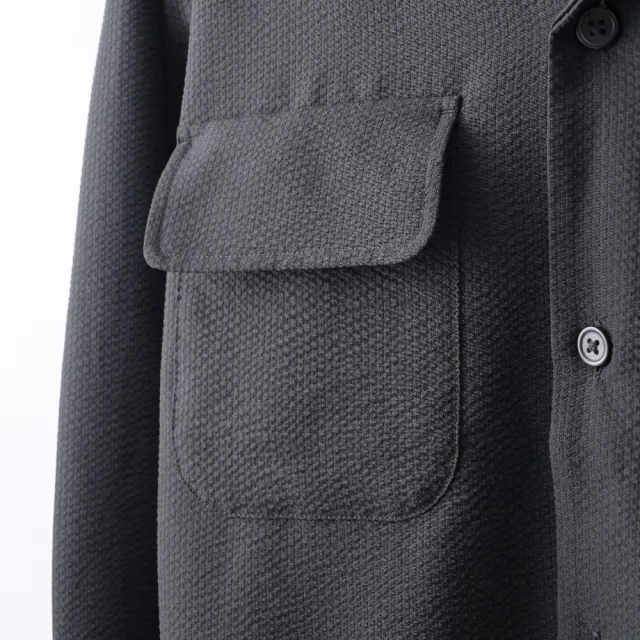 【MUJI 無印良品】男透氣彈性泡泡紗襯衫式外套(共4色)