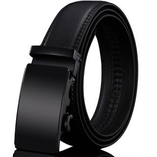 【巴黎精品】現貨秒發 100%真皮皮帶男牛皮腰帶商務皮帶金屬皮帶休閒男襯衫牛仔褲西裝褲(黑麵百搭8款p1am18)