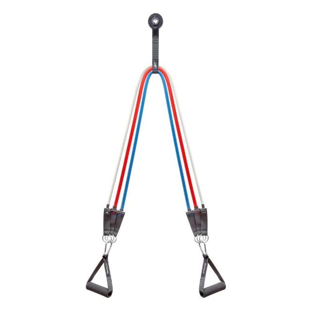 【REEBOK】Resistance Tube Set 可調式拉力繩組(阻力繩、健身配件、運動配件)