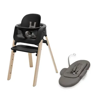 【STOKKE】官方直營 Steps 多功能嬰童椅豪華組(櫸木)