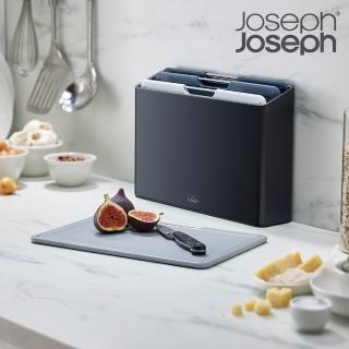【Joseph Joseph】Folio系列 砧板四件組-一般(廚房 收納 分類 邊緣止滑 不鏽鋼把手 切蔬菜)