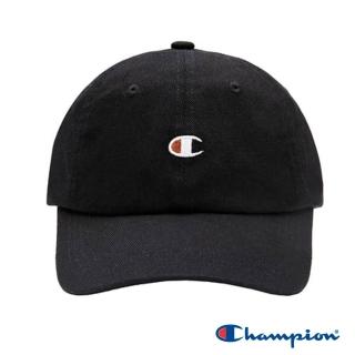 【Champion】官方直營 中性-C-LIFE 刺繡小C棒球帽-黑色(U4CACCU02U1)