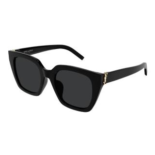 【YSL】方形膠框太陽眼鏡(SLM143/F-001)