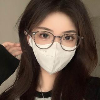 【KT DADA】方圓框眼鏡 無度數眼鏡 眼鏡框 女生眼鏡 顯臉小 素顏眼鏡 圓臉適合 文青眼鏡