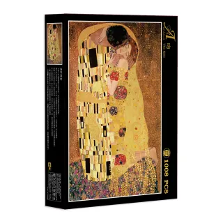 【雷諾瓦】吻/1008片拼圖/克林姆/璀璨金版(桌遊/益智/裝飾/送禮/禮物/療癒/藝術)