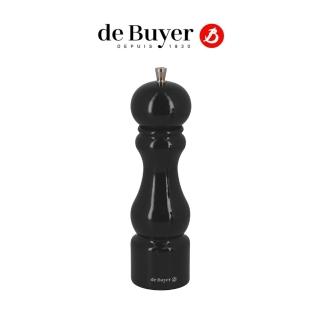 【de Buyer 畢耶】『Rumba系列』櫸木研磨罐20cm-鋼烤亮黑色(胡椒粒/海鹽任選)