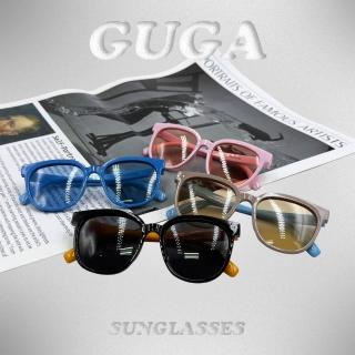 【GUGA】兒童偏光太陽眼鏡 多色時尚潮流款(橡膠兒童墨鏡 寶麗來偏光鏡 UV400對抗紫外線)