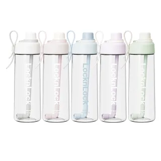 【LocknLock 樂扣樂扣】官方直營 Q咪樂吸管杯750ml 2入組(五色任選/Tritan材質/750ml大容量)