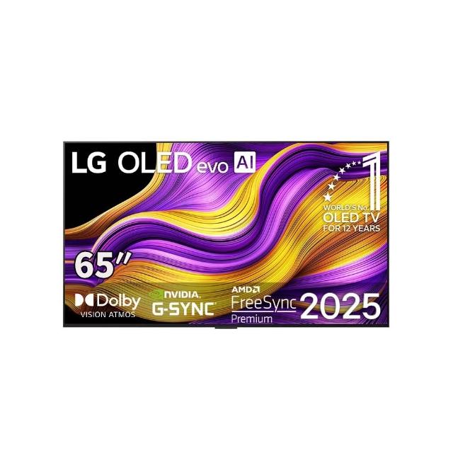 【LG 樂金】65型 OLED evo G5零間隙藝廊系列 4K AI物聯網智慧顯示器(OLED65G5PTA)