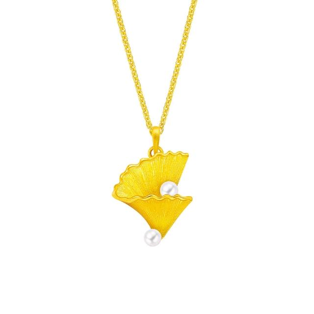 【Just Gold 鎮金店】綻美de Perle 黃金吊墜(不含鍊)