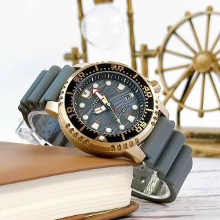 【CITIZEN 星辰】PROMASTER 限量 光動能200米潛水錶/44mm(BN0163-00H)