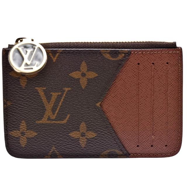 【Louis Vuitton 路易威登】M81880 經典Romy系列Monogram雙層名片夾
