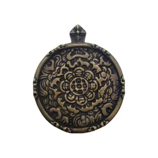 【藏古祥館】銅九宮八掛牌 FF0090(銅九宮 八掛牌)