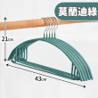 【KARY】30入質感加厚防滑無痕毛衣衣架(浸膠衣架)