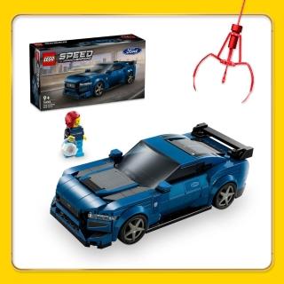 【LEGO 樂高】極速賽車系列 76920 Ford Mustang Dark Horse Sports Car(福特汽車 賽車 模型)