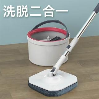 【CS22】淨汙分離式旋轉拖把桶組(拖地不費淨輕鬆解決)