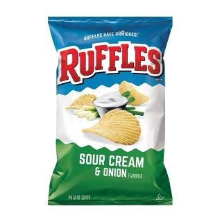 【美國Ruffles波樂】厚切洋芋片-香蔥(184.2g/包)