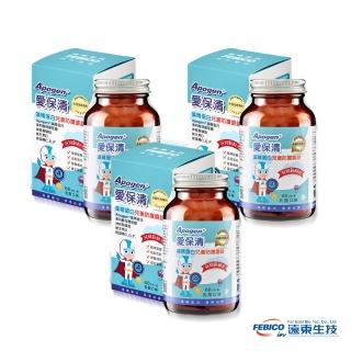 【遠東生技】Apogen藻精蛋白兒童嚼錠 3入防護組(60公克/瓶X3)