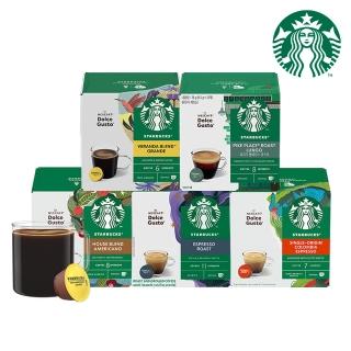 【NESCAFE Dolce Gusto】STARBUCKS 星巴克咖啡膠囊12顆/盒(適用雀巢多趣酷思咖啡機)