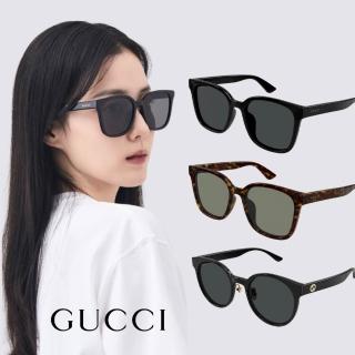 【GUCCI 古馳】中性經典膠框LOGO太陽眼鏡組合(GG1346SK、GG1339SK 多款任選)