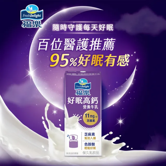 【福樂】機能保久乳200mlx24入/箱(低脂超能蛋白/好眠高鈣)(中元普渡拜拜)