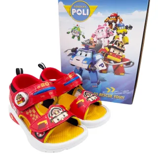 【POLI 波力】台灣製波力救援小隊電燈涼鞋-羅尹 另有兩色可選 