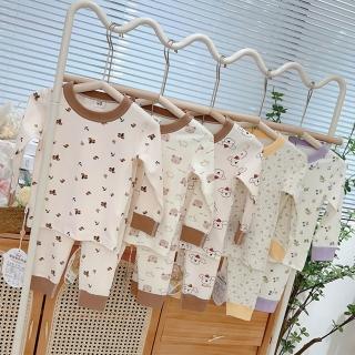 【MANI 瑪尼】童裝兒童小高領冬季發熱居家套裝 保暖睡衣(秋冬無骨居家服 小高領溫暖套裝)