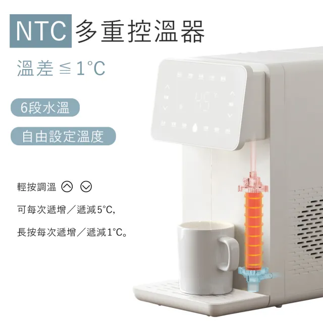 【Giaretti珈樂堤】生飲級製冷/瞬熱飲水機(冷熱飲水機/開飲機/奶粉沖泡/調奶溫控 GT-ICW01)新品上市