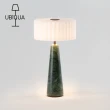 【義大利UBIQUA】Blok 雲岩奢華風USB充電式檯燈-多色可選(大理石/觸控燈/USB檯燈/護眼檯燈/可調光檯燈)