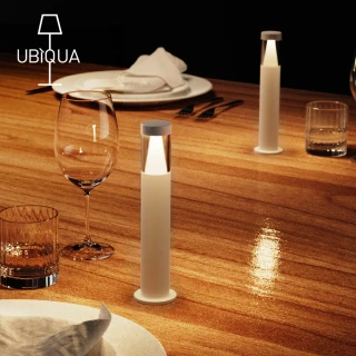 【義大利UBIQUA】Stick 夕光雅燭USB充電式桌燈組-4入附充電座-多色可選(觸控燈/USB燈具/護眼燈/可調光)