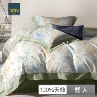 【DON】臺灣製 60支天絲床包枕套組-沁雅芯香(雙人)
