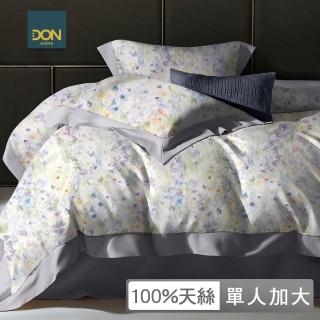 【DON】臺灣製 60支天絲床包枕套組-浪漫花絮(單人)