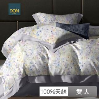 【DON】臺灣製 60支天絲床包枕套組-浪漫花絮(雙人)