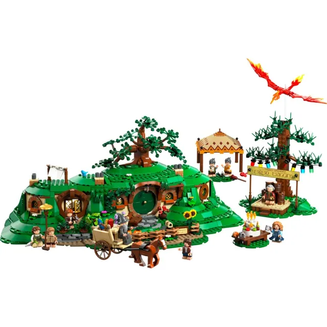 【LEGO 樂高】Icons 10354 魔戒：夏爾(魔戒 比爾博巴金斯 玩具模型 居家擺設)