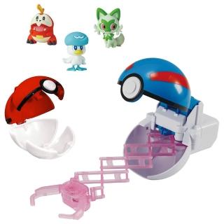 【TAKARA TOMY】POKEMON 精靈寶可夢 POKETORUZE 新對戰決戰球組 附人偶