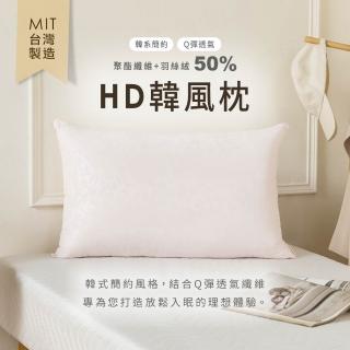 【H&D 東稻家居】MIT臺灣製 HD韓風枕 韓系簡約枕 Q彈透氣枕