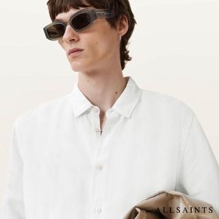 【ALLSAINTS】BANDOL 輕薄亞麻寬鬆長袖襯衫 M160SC(舒適版型)