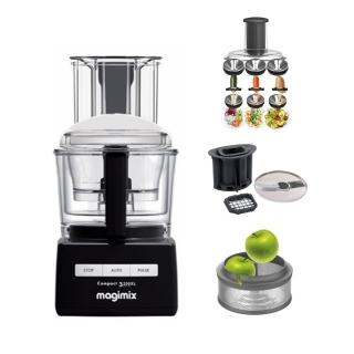 【Magimix】萬用食物處理機3200XL廚房小超跑-時尚黑(加贈冷壓+蔬果麵沙拉+薯條切丁)