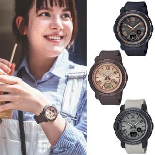 【CASIO 卡西歐】BABY-G 金屬質感雙顯手錶-3款可選(BGA-290-1A/BGA-290-5A/BGA-290-8A)