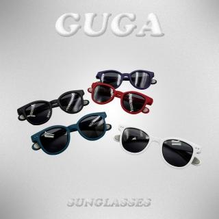 【GUGA】兒童偏光太陽眼鏡 歐美街頭潮流款(個性氣場滿滿 全方位護眼UV400 夏日百搭)