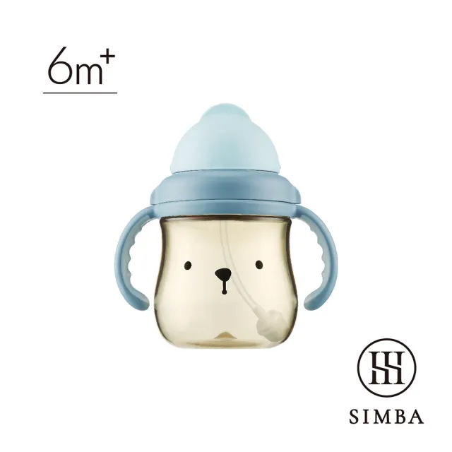 【Simba 小獅王辛巴官方直營】好樂飲PPSU防漏滑蓋學習水杯250ml