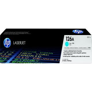【HP 惠普】官方直營 LaserJet 126A 青綠色碳粉匣(CE311A)(CP1025/CP1025nw/M175a/M175nw/M275)