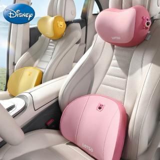 【Disney 迪士尼】米奇米妮軟彈記憶棉汽車頭枕護頸枕(小熊維尼/熊抱哥 車用頭枕)
