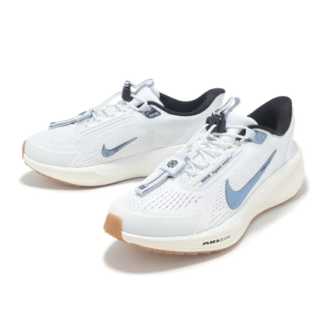 【NIKE 耐吉】慢跑鞋 Wmns Pegasus EasyOn 女鞋 抽繩 白 藍 小飛馬 運動鞋(FQ7844-103)